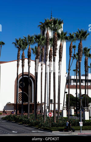 Union Station, Los Angeles, California, United States of America Stock Photo