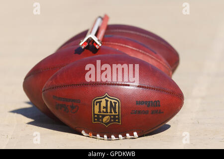 Detailed Perspective Detailed view of Cleveland Browns NFL branded attire during the game ...