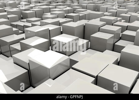 3d Illustration of cubes on backround Stock Photo - Alamy