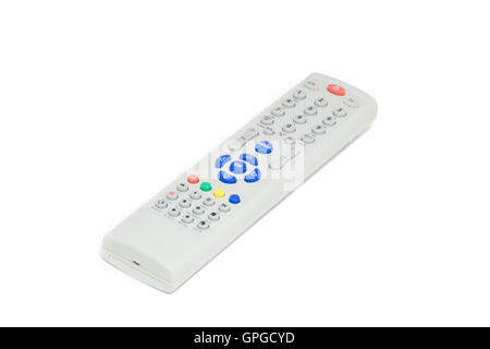 Remote controller isolated on white background Stock Photo
