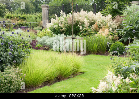 The Gardens at Wynyard Hall. Summer, July 2016. The estate is owned by Sir John Hall. Gardens designed by Alistair Baldwin. Stock Photo