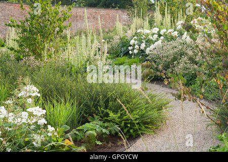 The Gardens at Wynyard Hall. Summer, July 2016. The estate is owned by Sir John Hall. Gardens designed by Alistair Baldwin. Stock Photo