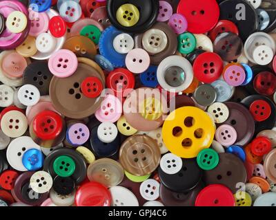 Background from buttons Stock Photo