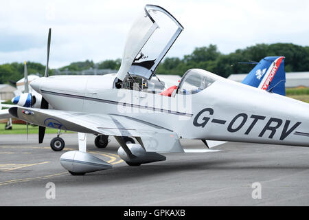 Vans RV-6 G-OTRV kit built two seat light aircraft Stock Photo