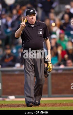 Home plate umpire Brian Gorman, right, signals safe as Texas Rangers ...