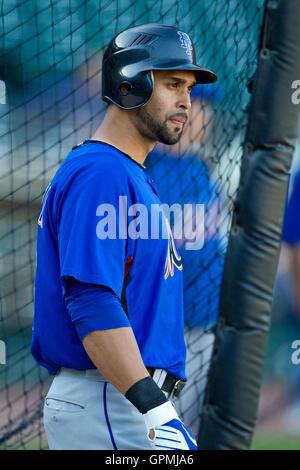 New York Mets center fielder Tyrone Taylor (15) in the second inning of