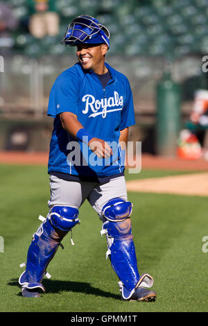 Kansas City Royals catcher Brayan Pena during a baseball game Thursday ...