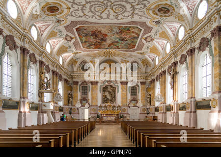 interior of the Bürgersaal Citizen's Hall church in Munich, Bavaria, Germany Stock Photo
