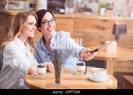 Two nice women having fun Stock Photo
