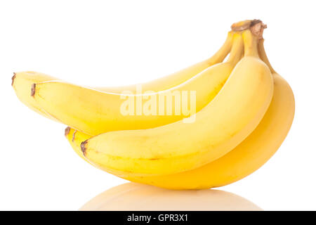 Fresh Banana Isolated. Bunch Of Ripe Organic Bananas On White Background.  Stock Photo, Picture and Royalty Free Image. Image 155940267.
