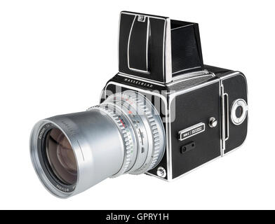 Rare 1972 Hasselblad 500 CM with C designation with 50mm lens Stock Photo