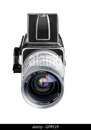 Rare 1972 Hasselblad 500 CM with C designation with 50mm lens Stock Photo