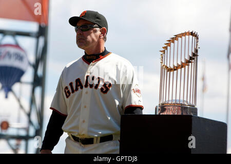 Mlb world series trophy 2011 hi-res stock photography and images - Alamy