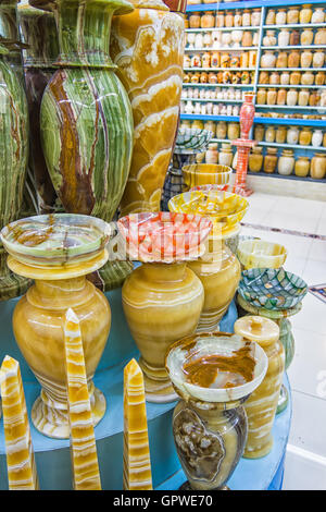 egyptian showcase souvenirs alamy