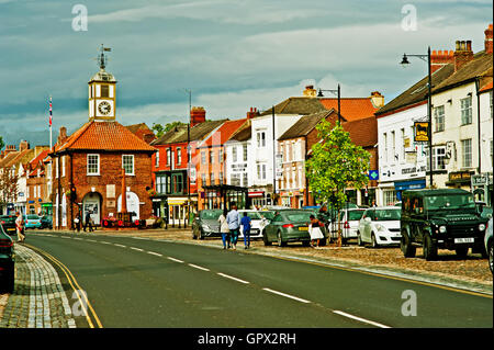 Yarm High Street, Yarm near Stockton on Tees, Cleveland Stock Photo