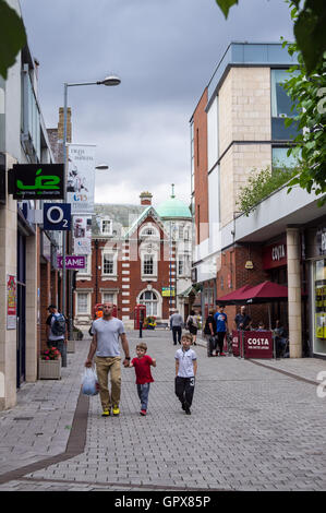 Pescod Square shopping precinct, Boston, Lincolnshire, England Stock Photo