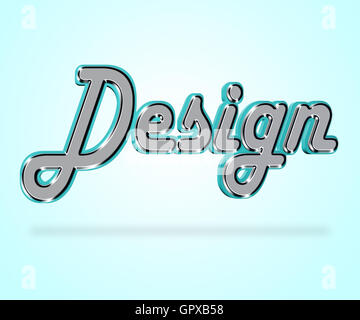 Design Word Meaning Designs Concept And Visualization Stock Photo