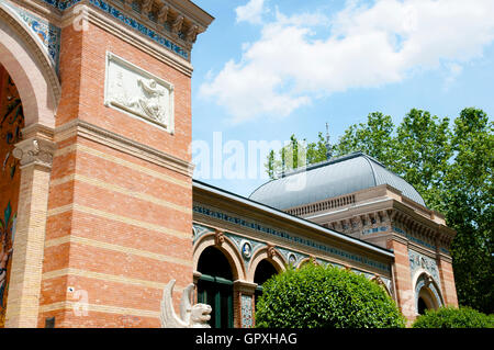 Velazquez Palace in Retiro Park - Madrid - Spain Stock Photo