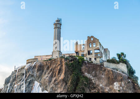 Alcatraz Island in San Francisco, USA. Stock Photo