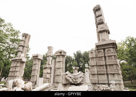 Yuanmingyuan, Old Summer Palace in Beijing, China Stock Photo