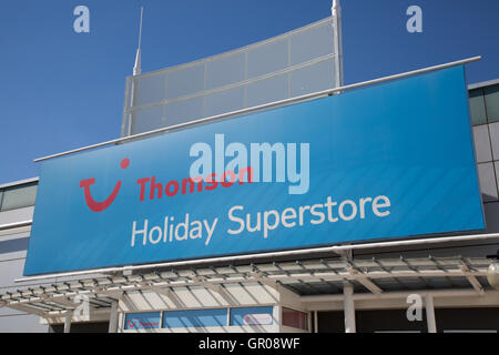 Thomson Holidays signage Stock Photo