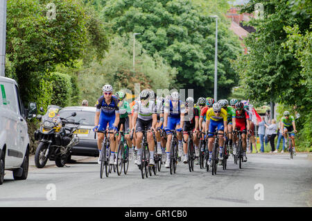 Alsager, Cheshire, UK. 6th September, 2016. Tour of Britain – Stage 3 – Sprint Stage 1 - Alsager, Cheshire – 06/09/2016 Credit:  JONATHAN AYRES/Alamy Live News Stock Photo