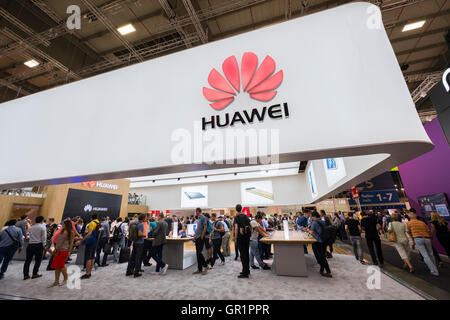 Huawei stand at 2016  IFA (Internationale Funkausstellung Berlin), Berlin, Germany Stock Photo