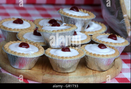 Bakewell Tarts Stock Photo