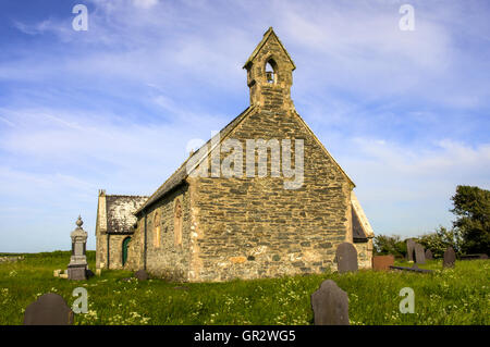 Rebuilt in 1864 on the site of the old church, this church is now disused. Stock Photo