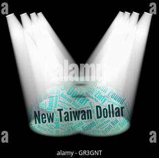 New Taiwan Dollar Showing Foreign Currency And Twd Stock Photo