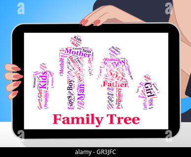 Family Tree Meaning Blood Relation And Genealogical Stock Photo