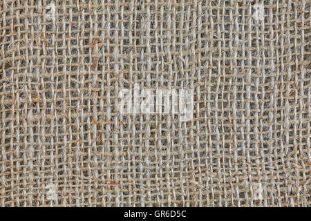 Close up picture of natural linen texture or background. Stock Photo