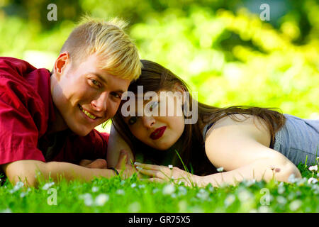 Young Couple In Love Stock Photo