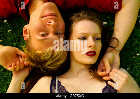 Young Couple In Love Stock Photo
