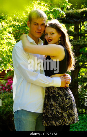 Young Couple In Love Stock Photo