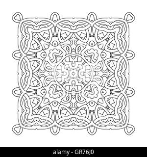 Vector mandala. Ethnic decorative elements. Hand drawn background Stock Vector