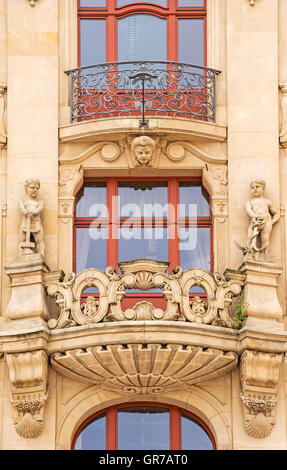 historical Old Town of Wroclaw Poland. Architecture details Stock Photo