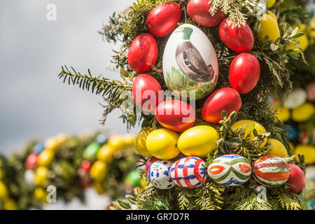 Detail Of A Frankish Easter Fountain Stock Photo