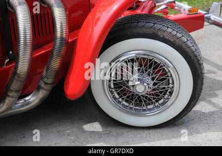 White Wall Tires Stock Photo