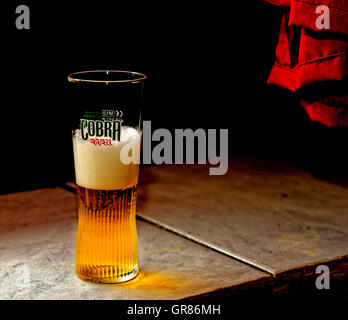 Cobra, Indian Beer Stock Photo