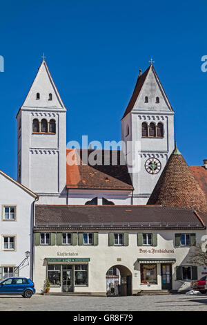 St. Johannes Baptist In Steingaden Stock Photo