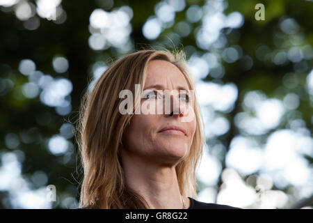 Andrea Wulf, the historian and writer, at the Edinburgh International Book Festival. Edinburgh, Scotland. 27th August 2016 Stock Photo