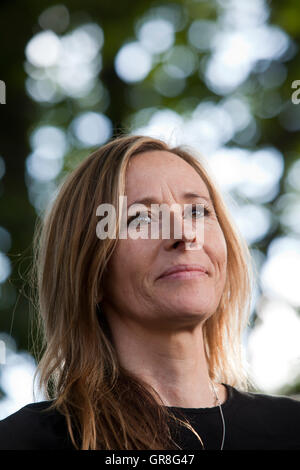 Andrea Wulf, the historian and writer, at the Edinburgh International Book Festival. Edinburgh, Scotland. 27th August 2016 Stock Photo