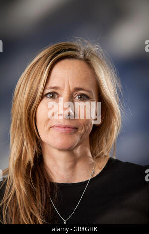 Andrea Wulf, the historian and writer, at the Edinburgh International Book Festival. Edinburgh, Scotland. 27th August 2016 Stock Photo