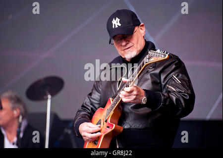 German-British Rockband Lake Live On Kiel Week 2015, June 20 Stock Photo