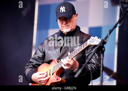 German-British Rockband Lake Live On Kiel Week 2015, June 20 Stock Photo