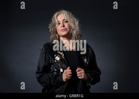 American singer, guitarist and television presenter Brix Smith-Start. Stock Photo