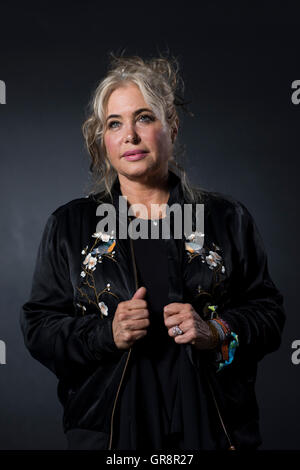 American singer, guitarist and television presenter Brix Smith-Start. Stock Photo