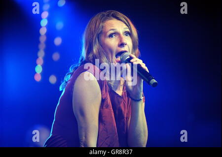 Birgit Denk In Concert Stock Photo