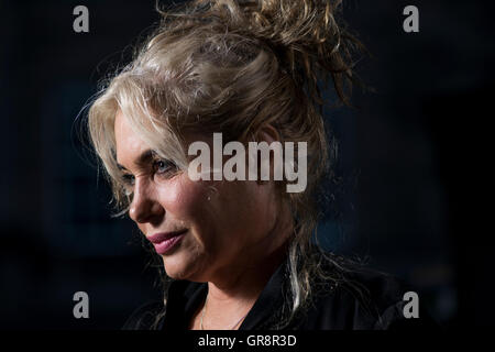 American singer, guitarist and television presenter Brix Smith-Start. Stock Photo